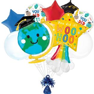 Graduation Fun Foil Balloon Bouquet